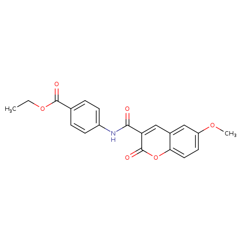 ethyl 4-(6-methoxy-2-oxo-2H-chromene-3-amido)benzoate