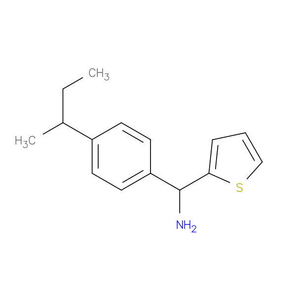 [4-(butan-2-yl)phenyl](thiophen-2-yl)methanamine