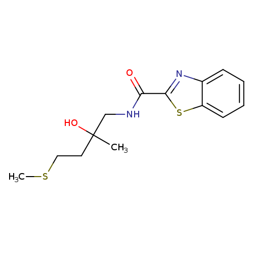 N-[2-hydroxy-2-methyl-4-(methylsulfanyl)butyl]-1,3-benzothiazole-2-carboxamide