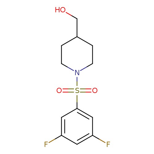 [1-(3,5-difluorobenzenesulfonyl)piperidin-4-yl]methanol