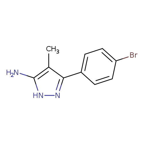 3-(4-bromophenyl)-4-methyl-1H-pyrazol-5-amine