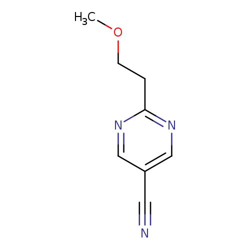 2-(2-Methoxyethyl)-5-pyrimidinecarbonitrile