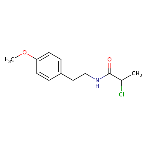 2-chloro-N-[2-(4-methoxyphenyl)ethyl]propanamide