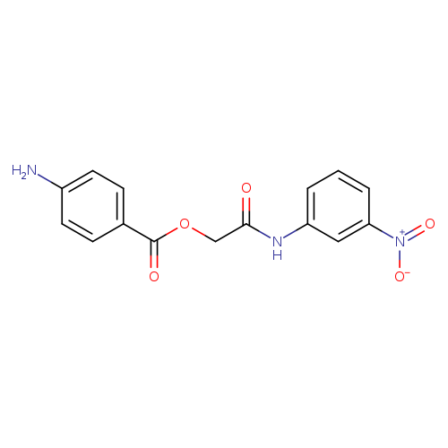 2-[(3-Nitrophenyl)amino]-2-oxoethyl 4-aminobenzoate