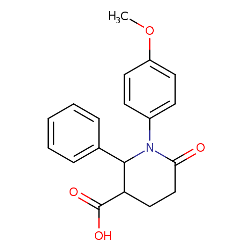 1-(4-methoxyphenyl)-6-oxo-2-phenylpiperidine-3-carboxylic acid