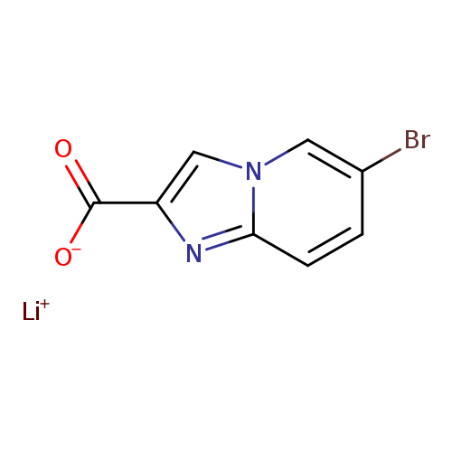 lithium(1+)6-bromoimidazo[1,2-a]pyridine-2-carboxylate
