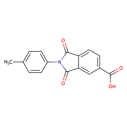 1,3-Dioxo-2-(p-tolyl)isoindoline-5-carboxylic acid