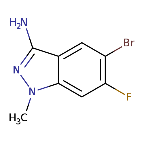 5-Bromo-6-fluoro-1-methylindazol-3-amine