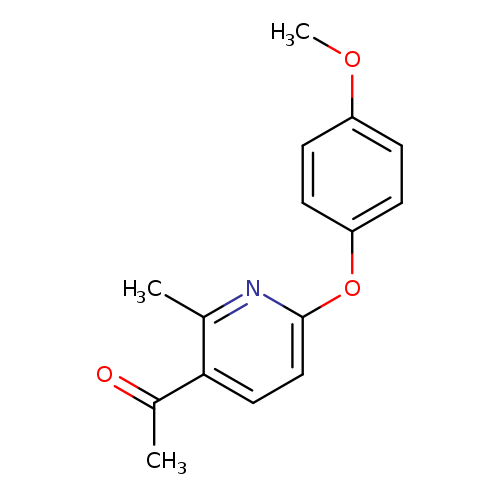 1-[6-(4-methoxyphenoxy)-2-methylpyridin-3-yl]ethan-1-one