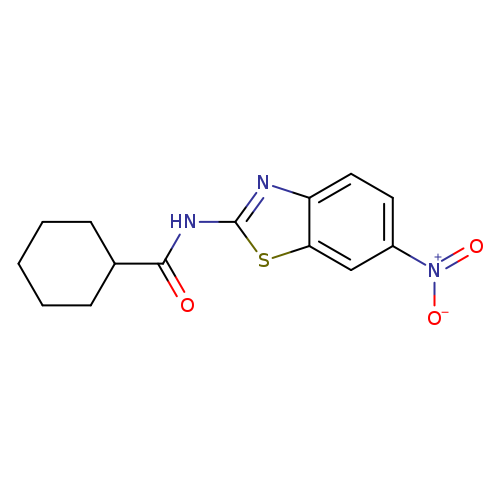 Cyclohexanecarboxamide, N-(6-nitro-2-benzothiazolyl)-