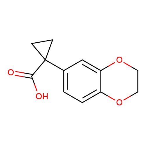 1-(2,3-Dihydro-1,4-benzodioxin-6-yl)cyclopropane-1-carboxylic acid