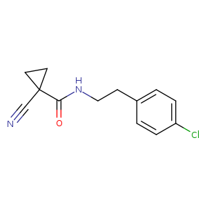 N-[2-(4-chlorophenyl)ethyl]-1-cyanocyclopropane-1-carboxamide
