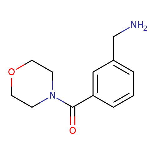 [3-(morpholine-4-carbonyl)phenyl]methanamine