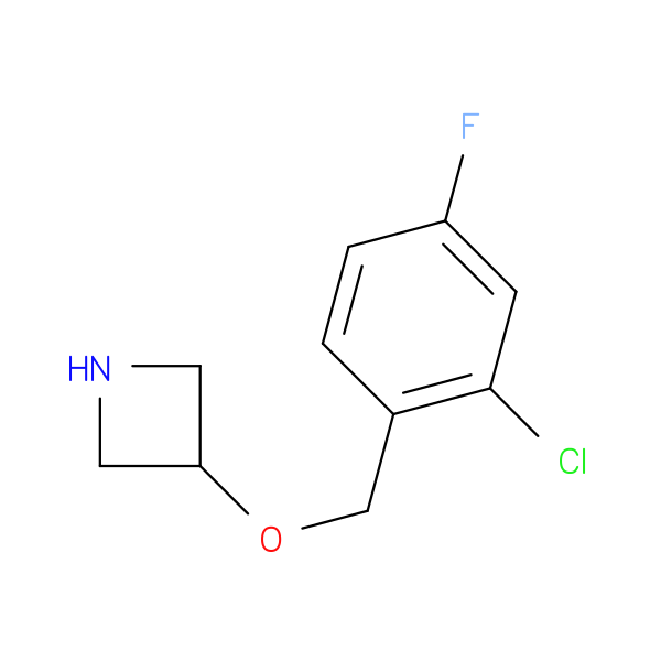 3-[(2-chloro-4-fluorobenzyl)oxy]azetidine hydrochloride