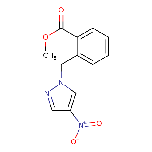 Methyl 2-((4-nitro-1h-pyrazol-1-yl)methyl)benzoate