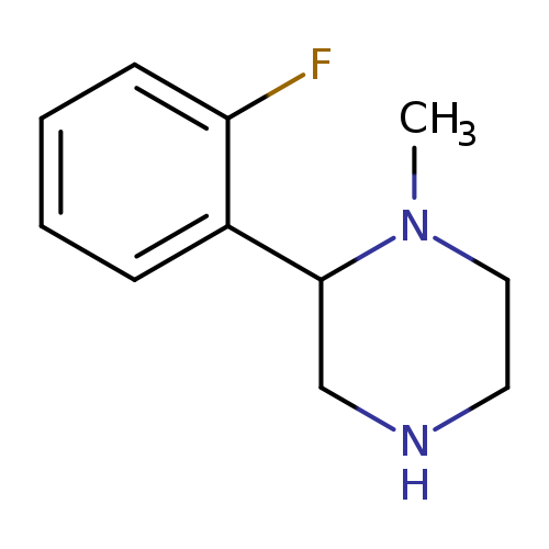 2-(2-Fluorophenyl)-1-methylpiperazine