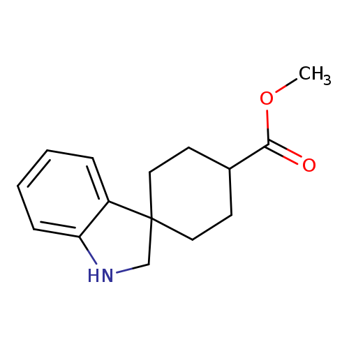 Spiro[cyclohexane-1,3'-[3H]indole]-4-carboxylic acid, 1',2'-dihydro-, Methyl ester