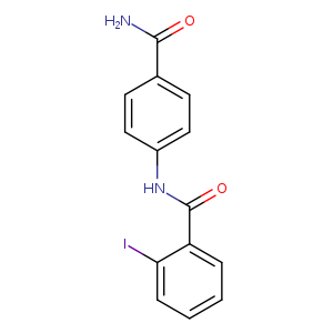 N-[4-(aminocarbonyl)phenyl]-2-iodobenzamide