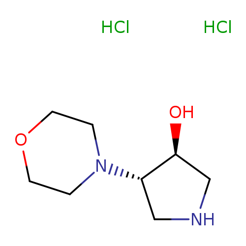 trans-4-(4-morpholinyl)-3-pyrrolidinol dihydrochloride