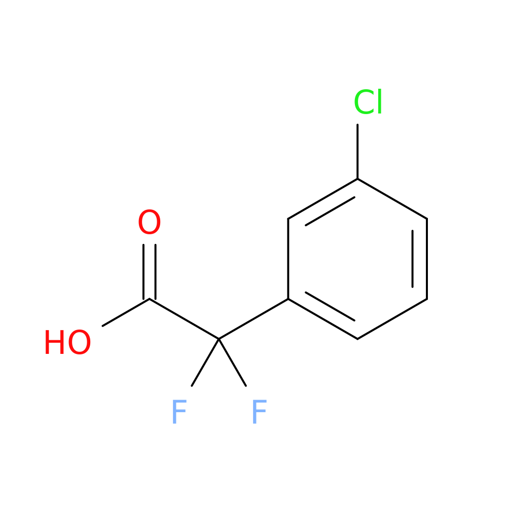 2-(3-chlorophenyl)-2,2-difluoroacetic acid