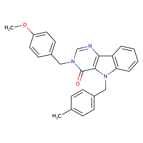 3-[(4-methoxyphenyl)methyl]-5-[(4-methylphenyl)methyl]-3H,4H,5H-pyrimido[5,4-b]indol-4-one