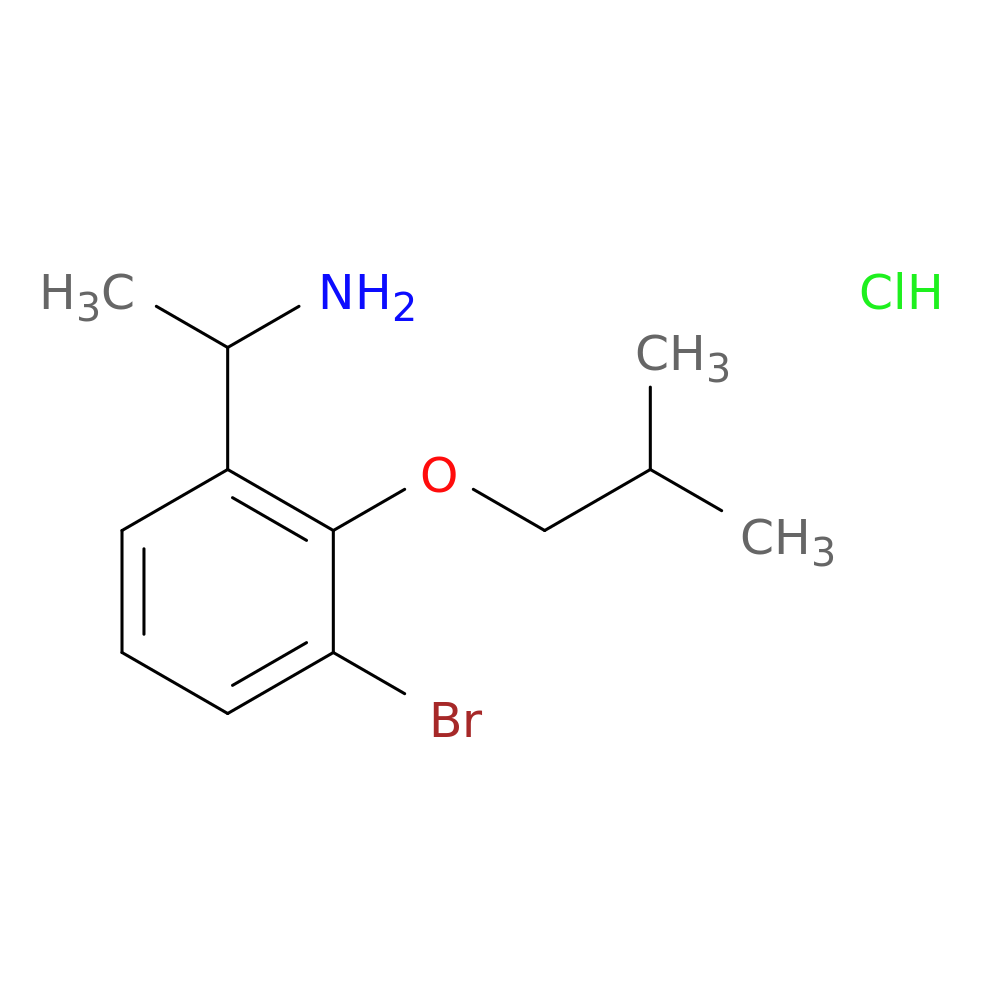 1-(3-Bromo-2-isobutoxy-phenyl)-ethylamine hydrochloride