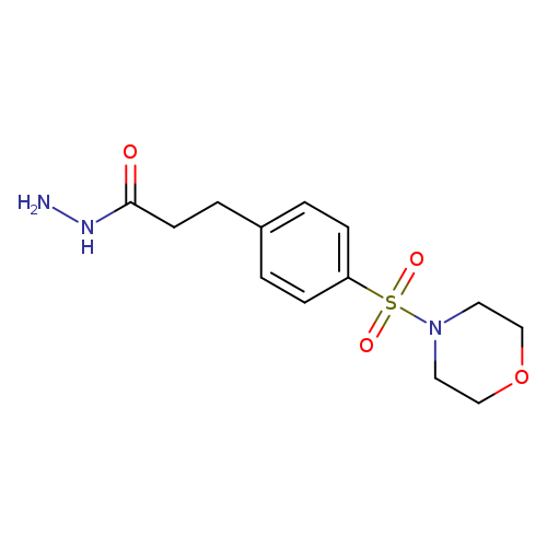 3-[4-(morpholine-4-sulfonyl)phenyl]propanehydrazide