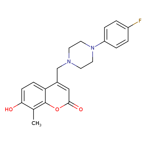 4-{[4-(4-fluorophenyl)piperazin-1-yl]methyl}-7-hydroxy-8-methyl-2H-chromen-2-one