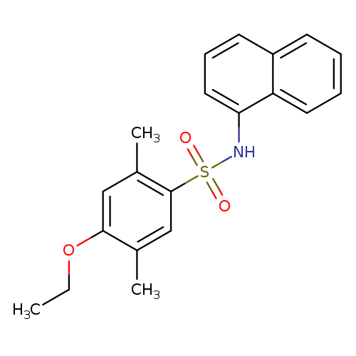 4-ethoxy-2,5-dimethyl-N-(naphthalen-1-yl)benzene-1-sulfonamide