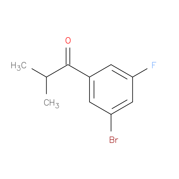 1-(3-Bromo-5-fluorophenyl)-2-methylpropan-1-one