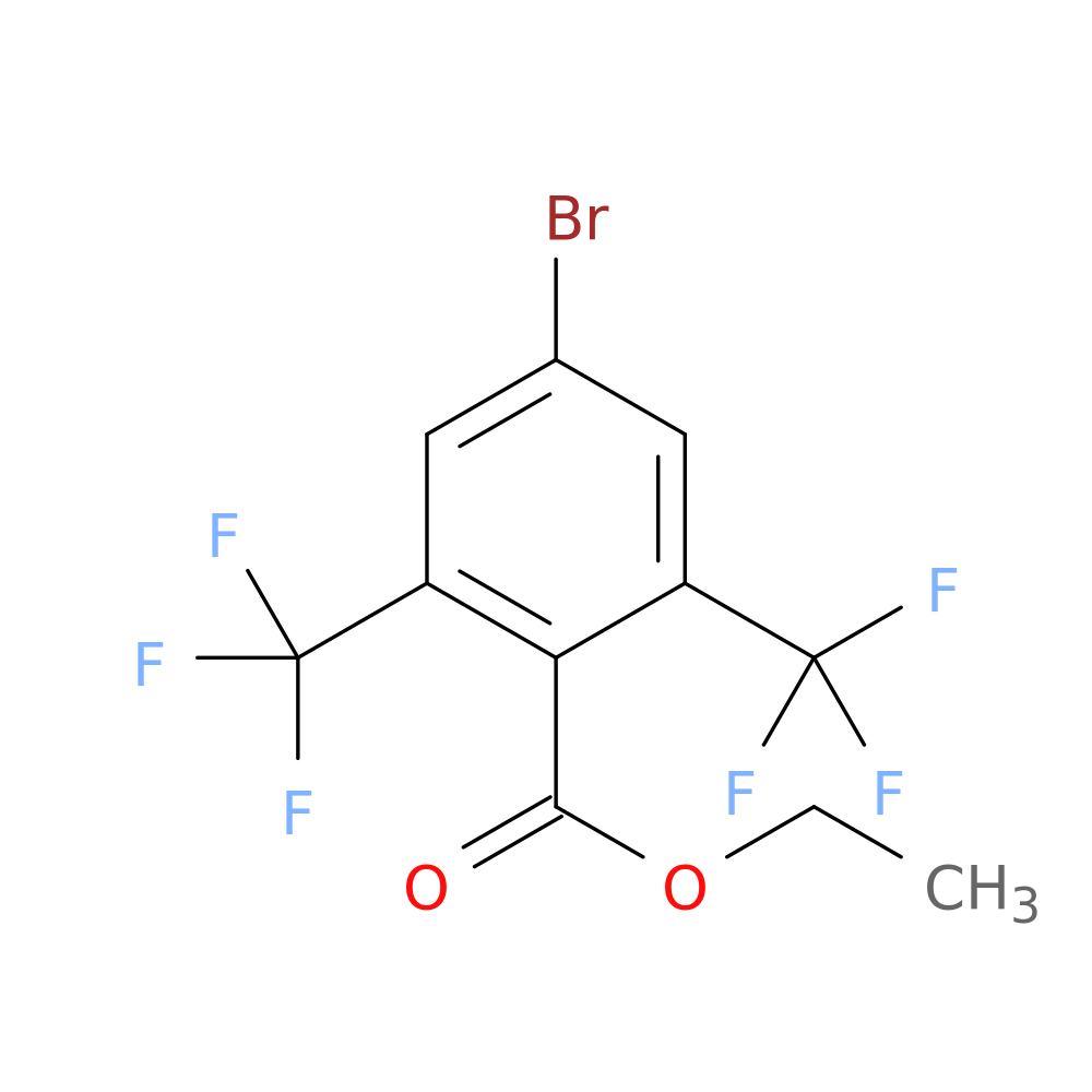 Ethyl 4-bromo-2,6-bis(trifluoromethyl)benzoate