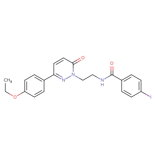 N-{2-[3-(4-ethoxyphenyl)-6-oxo-1,6-dihydropyridazin-1-yl]ethyl}-4-iodobenzamide