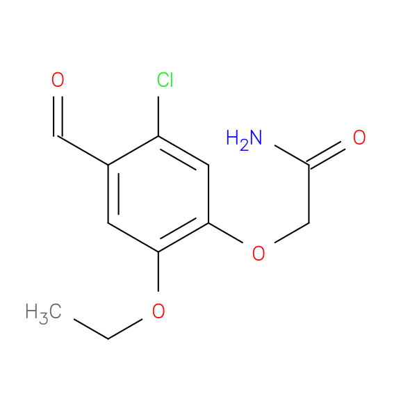 2-(5-chloro-2-ethoxy-4-formylphenoxy)acetamide