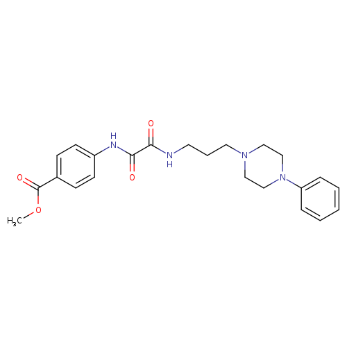 methyl 4-({[3-(4-phenylpiperazin-1-yl)propyl]carbamoyl}formamido)benzoate