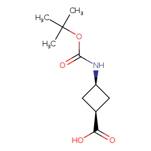 Cyclobutanecarboxylic acid, 3-[[(1,1-dimethylethoxy)carbonyl]amino]-, cis-