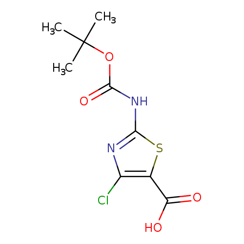 2-((tert-butoxycarbonyl)amino)-4-chlorothiazole-5-carboxylic acid