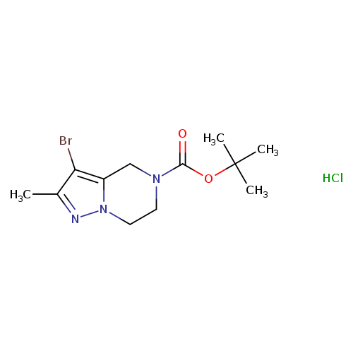 tert-butyl 3-bromo-2-methyl-6,7-dihydropyrazolo[1,5-a]pyrazine-5(4H)-carboxylate hydrochloride