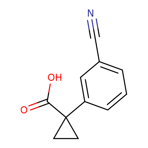 1-(3-cyanophenyl)cyclopropane-1-carboxylic acid