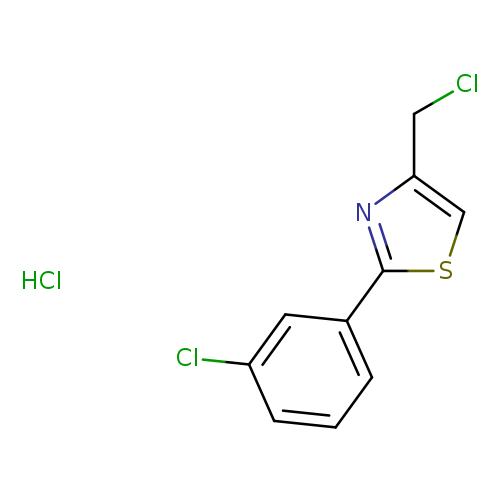 4-(CHLOROMETHYL)-2-(3-CHLOROPHENYL)-1,3-THIAZOLE HYDROCHLORIDE
