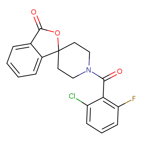 1'-(2-chloro-6-fluorobenzoyl)-3H-spiro[2-benzofuran-1,4'-piperidine]-3-one