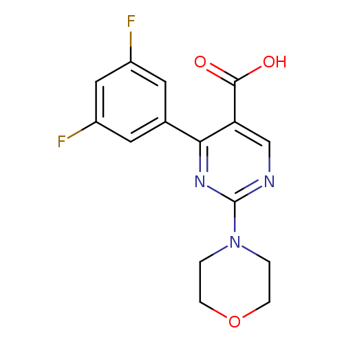 4-(3,5-difluorophenyl)-2-(morpholin-4-yl)pyrimidine-5-carboxylic acid