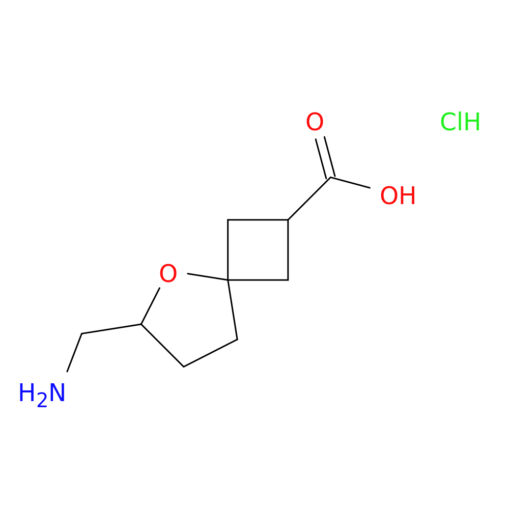 6-(aminomethyl)-5-oxaspiro[3.4]octane-2-carboxylic acid hydrochloride