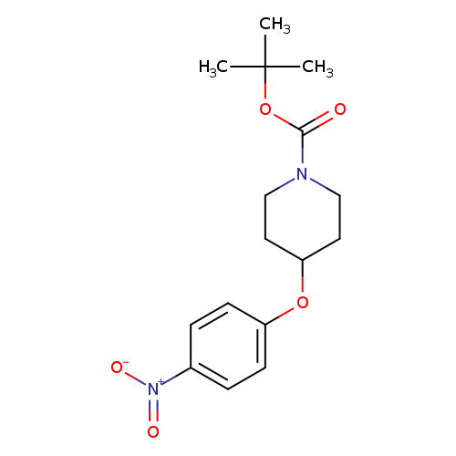 1-Piperidinecarboxylic Acid, 4-(4-Nitrophenoxy)-, 1,1-Dimethylethyl Ester
