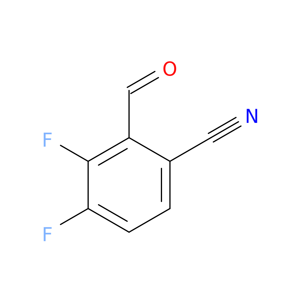 3,4-difluoro-2-formylbenzonitrile