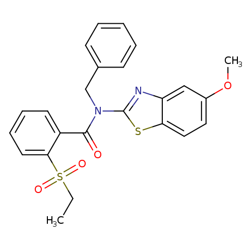 N-benzyl-2-(ethanesulfonyl)-N-(5-methoxy-1,3-benzothiazol-2-yl)benzamide