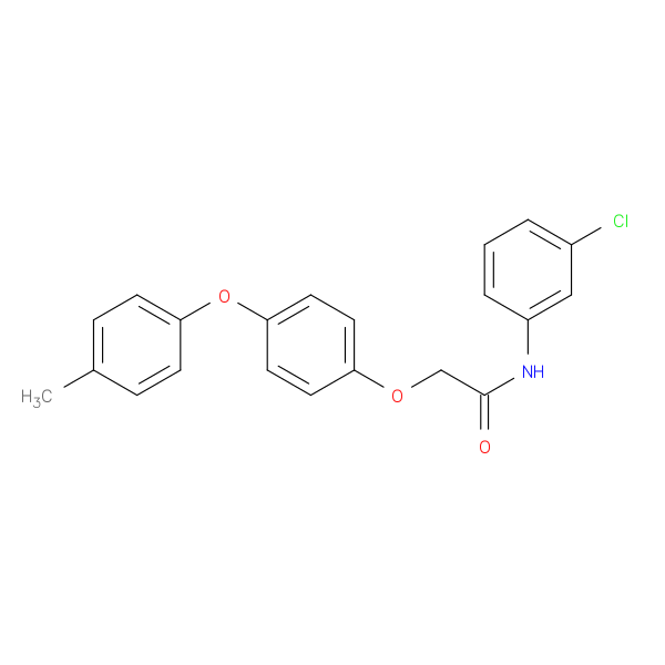 N-(3-chlorophenyl)-2-[4-(4-methylphenoxy)phenoxy]acetamide
