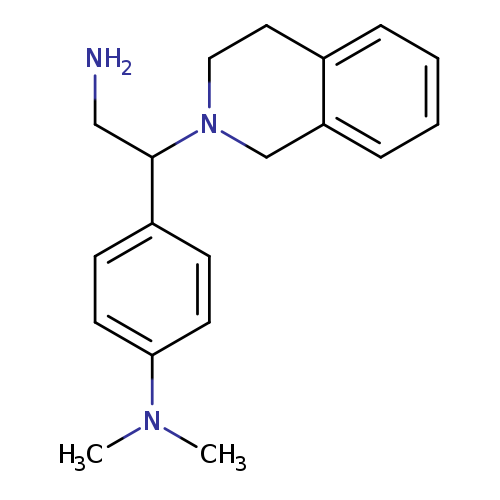 (4-[2-AMINO-1-(3,4-DIHYDROISOQUINOLIN-2(1H)-YL)ETHYL]PHENYL)DIMETHYLAMINE