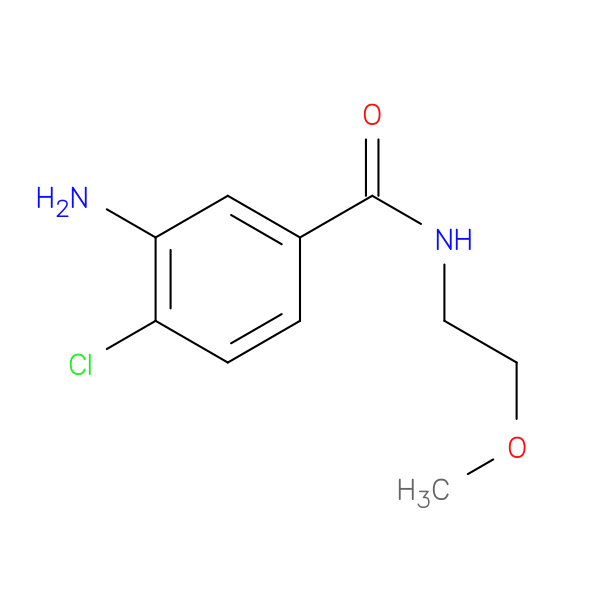 3-Amino-4-chloro-N-(2-methoxyethyl)benzamide