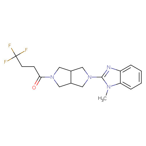 4,4,4-trifluoro-1-[5-(1-methyl-1H-1,3-benzodiazol-2-yl)-octahydropyrrolo[3,4-c]pyrrol-2-yl]butan-1-one