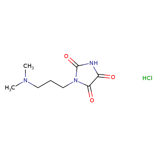 1-[3-(dimethylamino)propyl]imidazolidine-2,4,5-trione hydrochloride